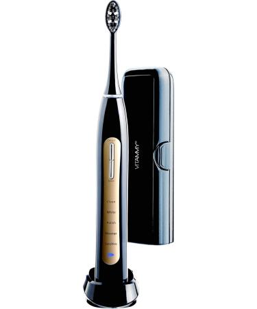 VITAMMY Aurum Sonic Toothbrush - Polishing Function & Travel Case | International Shipping Available - Buy Online on GoSupps.com