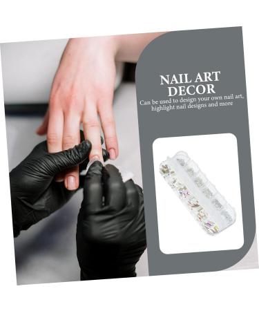 BIUDECO Nail Diamonds 1 Box Nail Drill Nail Stickers for Nail Art Nail Art Gems s for Acrylic Nails Jewelry Nail Decoration Glitter Rhinestone Nails Nail Art Studs Nail Art Decor Glass - Buy Online on GoSupps.com
