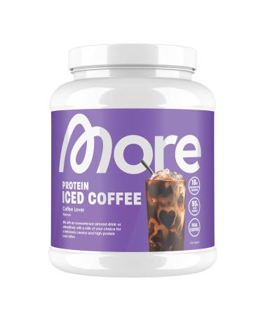More nutrition protein iced coffee 500g coffee lover ice coffee with valuable proteins little sugar and fat tested quality - made in Germany