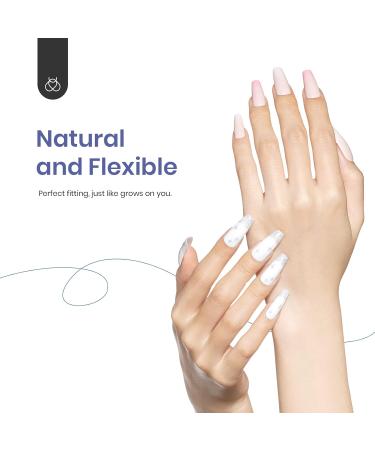 Beetles Gel Tips Refill Pack 200pcs Coffin Long Shape | Clear Pre-shaped Full Cover False Nails | Easy Nail Extensions for Acrylic & Press On | Fast DIY Nail Art with UV LED Lamp - Buy Online on GoSupps.com