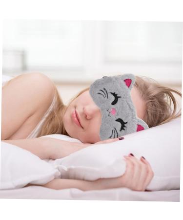Buy 4 Pcs Breathable Sleep Masks | Portable Eye Covers & Lovely Eye Patches for Naps | Soft Plush Blindfolds - Assorted Colors - Buy Online on GoSupps.com