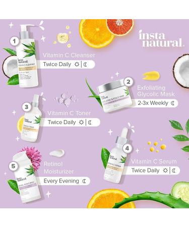 InstaNatural Retinol Moisturizer | Anti-Aging Cream 3.4 fl oz (100 ml) - Youthful Skin Solution - Buy Online on GoSupps.com