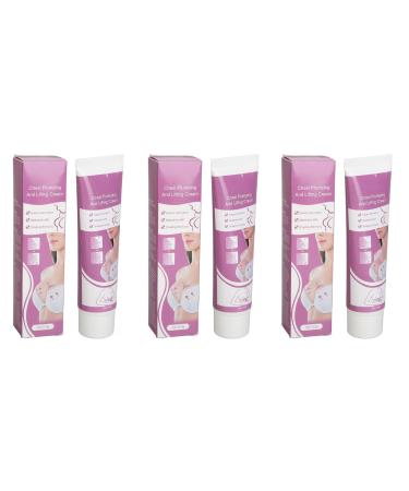 Saluaqui Breast Enlargement Cream 3Pcs Chest Lifting Cream 100g Improved Shape Firming Nourishing Chest Enlargement Massage Cream for Home