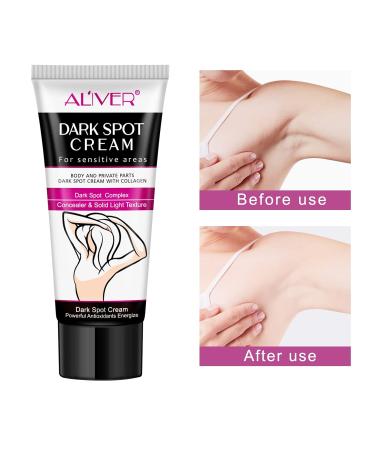 Natural Dark Spot Corrector Cream for Underarms, Neck & Age Spots - 1600 Ounce (Pack of 2) - Buy Online on GoSupps.com
