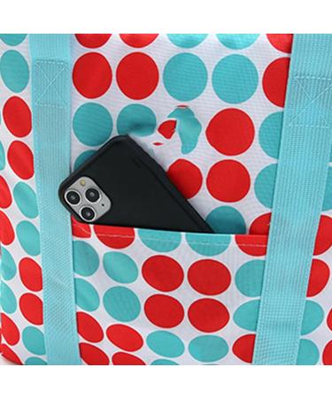20L Oxford Cloth Waterproof Cooler Bag with Shoulder Strap Insulated Lunch Box Oxford Waterproof Cooler Bag Red - Buy Online on GoSupps.com