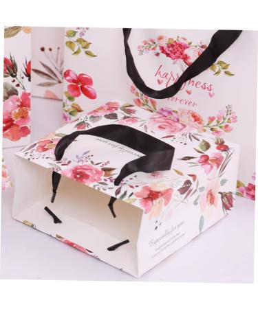 SEWOART 10pcs Xcm Tote Flower Storage Chocolate Bag Pattern Black Wedding Holiday - Buy Online on GoSupps.com