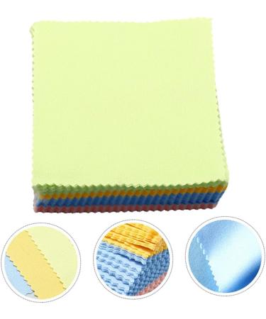 400 Pcs Eyeglass Cleaning Wipes - Soft Knitted Glasses Cloths for Lenses - Assorted Colors - Ideal for Eyeglasses & Screens - Buy Online on GoSupps.com