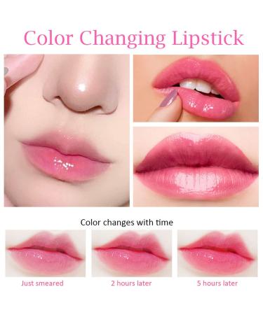 BINGBRUSH Aloe Vera Color Changing Lipstick Queen PH Mood Long Lasting Set - Moisturizing Lip Gloss & Balm Tinted Magic Stain for Women - 2 Count - Buy Online on GoSupps.com