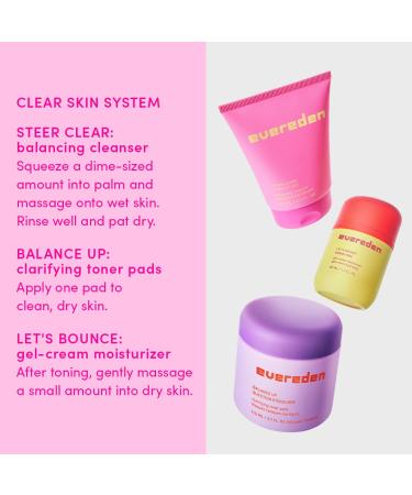 Evereden Preppy Teen Skincare Collection & Lip Gloss Set - Triple Green Tea Cleanser Teen Face Wash, Gel-Cream Moisturizer, Toner Pads for Face & Tinted Non-Toxic Lip Gloss Sakura Pink - Buy Online on GoSupps.com