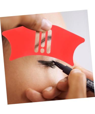 FRCOLOR Eyeliner Aids Eyeliner Pencil Silicone Molds Make up Aid Tools Eyeliner Guard Miss Liquid Auxiliary 10.3x3.8cm Red - Buy Online on GoSupps.com