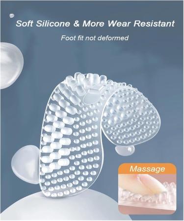Silicone Heel Stickers - Comfortable Grips for Women & Men | Heel Cushions & Pads for Foot Care (XL-Transparent - Buy Online on GoSupps.com