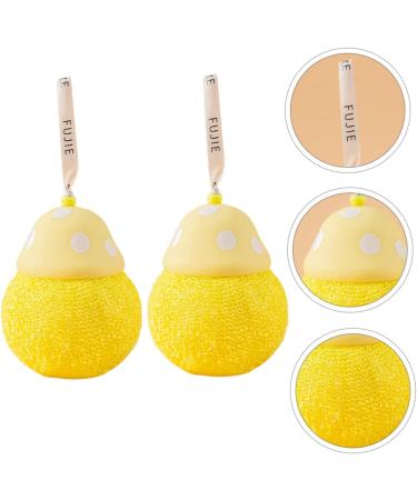 Hemoton 2pcs Mushroom Bath Balls | Foaming Shower Poufs & Body Scrubber | Mesh Bath Accessories for Ultimate Clean - Buy Online on GoSupps.com