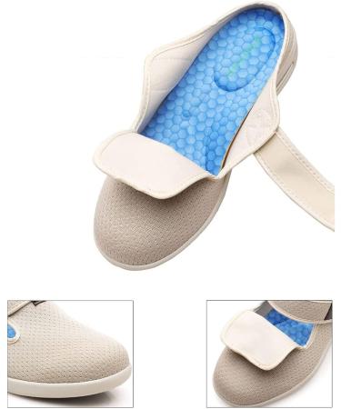 MisFun Diabetic Shoes for Men - Orthopedic Slippers for Foot Fracture Recovery - Black, Size 6.5 - Buy Online on GoSupps.com