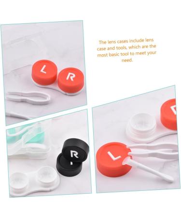 GATUIDA 24-Pack Colored Contact Lens Containers - Practical Case & Holder for Eye Care | International Shipping Available - Buy Online on GoSupps.com