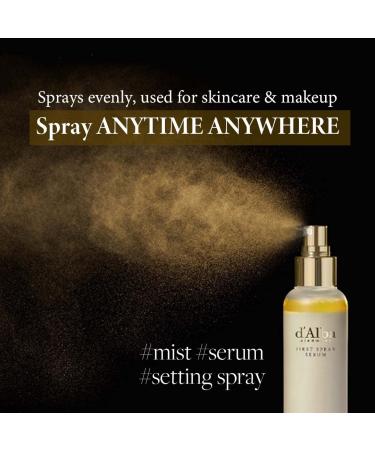 d'Alba Italian White Truffle First Spray Serum (Vegan) - Glowy Hydrating Face Mist for Radiant Skin - Buy Online on GoSupps.com
