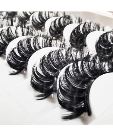 TFHAllOSTYLE Updated 3D Magnetic Eyelashes Kit with 2 Tubes of Magnetic Eyeliner Nature Look & Tweezers Eyelashes Russian Strip Lashes Natural Wispy Fluffy 3D Effect Fake Eyelashes 10 Pairs Pack - Buy Online on GoSupps.com