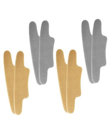 4 Pairs Follow up All Heel Protectors Heel Pads for Shoes Convenient Heel Stickers Heel Liners Heel Cushion Inserts for Women Shoes Flocking High Heel Supplies