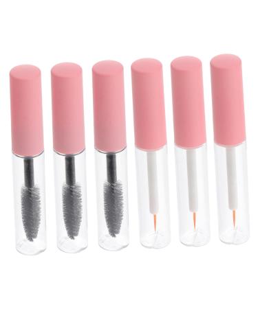 DRESSOOS 6pcs Eyeliner Stick Lip Gloss Squeeze Tubes Clear Eyelash Mascara Cute Lip Gloss Bottle The Pet
