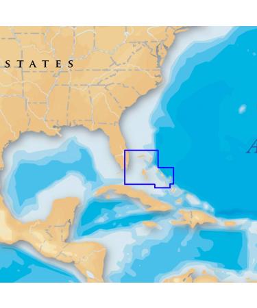 Navionics Platinum Plus 699P+ Northern Bahamas Marine Charts on SD/MSD