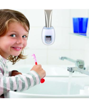 WOBBLO Toothpaste Saving Toothpaste Wall Mounted Squeezer Roller for Bathroom without Drilling Easy to Use Hygienic for Children and Adults Blue Haze - Buy Online on GoSupps.com