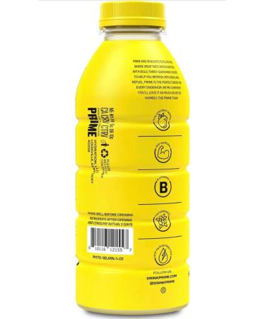 Zi Foam Prime Hydration Yellow Lemonade Drink By KSI & Logan Paul 500ml - US Import - Buy Online on GoSupps.com