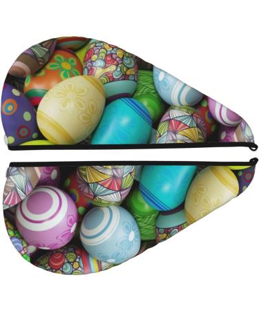 Easter Egg1 Microfiber Hair Towel - Super Absorbent Coral Velvet Wrap for Women | Quick Dry for Long Curly & Thick Hair - Buy Online on GoSupps.com
