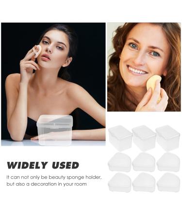 FRCOLOR 9pcs Powder Puff Storage Box | Reusable Makeup Sponge Case & Organizer | Travel-Friendly Protective Case for Makeup & Fishing Gear - Buy Online on GoSupps.com