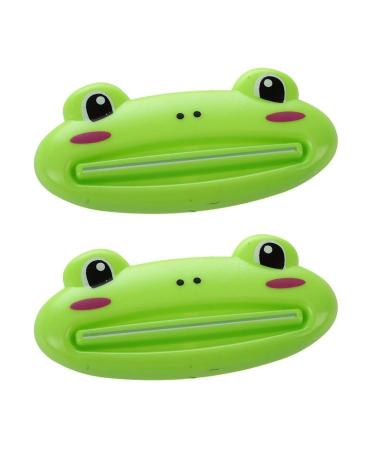 TRIPPER 2 Pcs Green Plastic Toothpaste Squeezers