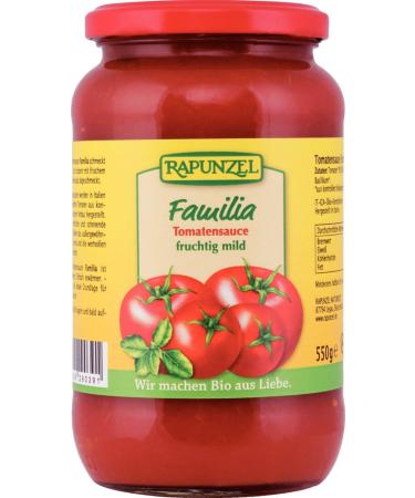 Rapunzel Rapunzel Family Pack of 2 Tomato Sauce 2 x 550g