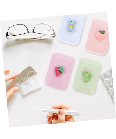 Solustre 28 STK Colored Contact Lens Container Set - Eye Case Storage with Suction Rod - Macaron Plastic Design for International Shipping - Buy Online on GoSupps.com