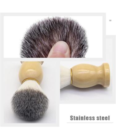 Premium Lurrose Razor Brushes Set for Men - Beard & Face Brush Accessories | Stainless Steel Halter Tool & Soap Shell - Buy Online on GoSupps.com
