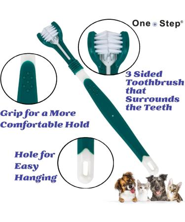 Natural Toothpaste & Toothbrush for Pets | Allergen-Free Dental Care | 100g Tube, Peppermint Flavor - Buy Online on GoSupps.com