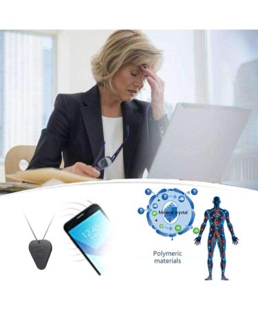 E/M/F Protection 7-in-1 Bracelet | Negative Ion Power Bio Magnet Health Energy Necklace | Pain Relief | Black - Buy Online on GoSupps.com