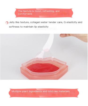 SDSLKAVHZ Collagen facial mask lip care and moisturizing facial mask 20 pieces - Buy Online on GoSupps.com