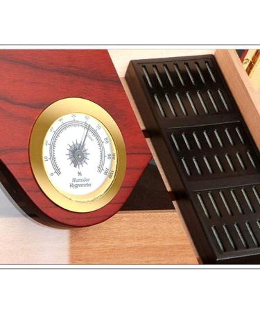 MOLVUS Cigar Box Cigar Cabinet-Cigar Humidifier Three-Layer Box Large Capacity Cigar Box Cigar Moisturizing Cabinet Decorative Box - Buy Online on GoSupps.com