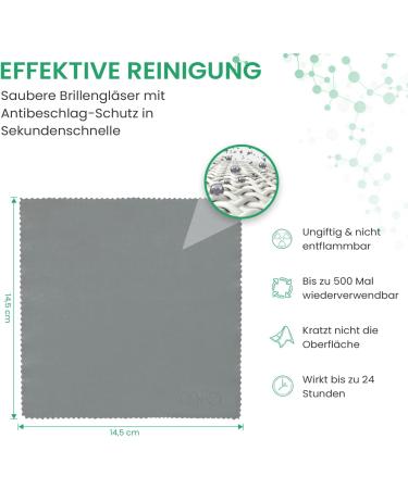 MFA Anti-Fake Glasses | Anti-Fog Microfiber Nano Cleaning Cloth for Glasses Ski Goggles & Camera - Perfect for Clear Vision! - Buy Online on GoSupps.com