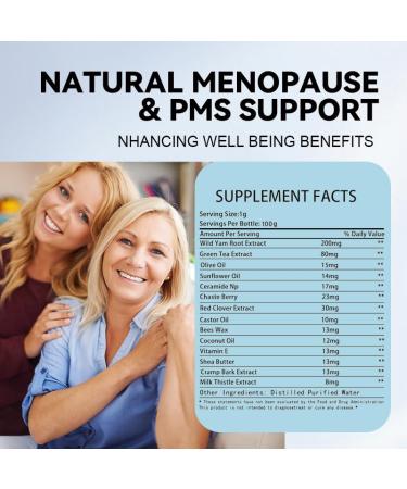 Organic Wild Yam Cream for Hormone Balance | Dr. Barbara O'Neill Recommended | Menopause & Perimenopause Support | 3.38oz - Buy Online on GoSupps.com