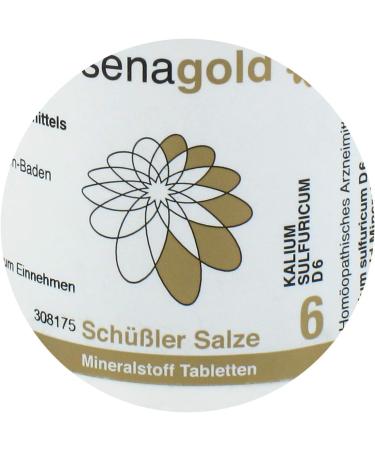 Buy Schuessler Salt No.6 - Kalium Sulfuricum D6 - 400 Gluten-Free Tablets | International Shipping Available - Buy Online on GoSupps.com