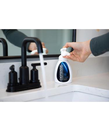 Defense Foaming Face & Hand Soap 7.5 Fl Oz with Tea Tree, Eucalyptus, Jojoba, Aloe Vera, Olive & Coconut Oils - Buy Online on GoSupps.com
