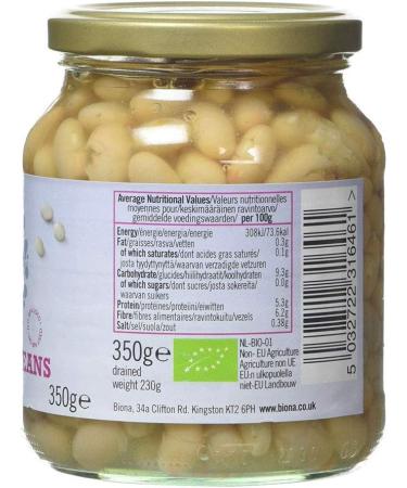 Biona Organic Haricot Beans 350 g - Buy Online on GoSupps.com