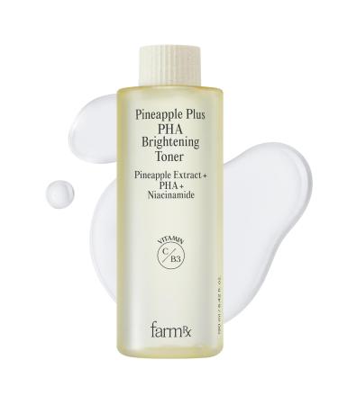 Farm Rx Pineapple Plus PHA Toner (6.42fl oz) - Vegan PHA-Based Toner Designed to Brighten Hydrate and Smooth Skin Texture.. Enriched with Pineapple Extract and Vitamin B3