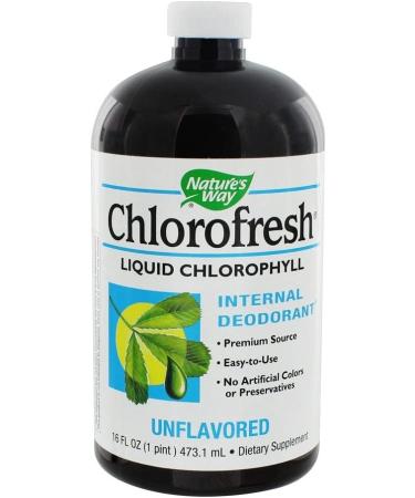 Natures Way Chlorofresh Liquid Natural Flavor - 16 oz | Natural Detox & Breath Freshener - Buy Online on GoSupps.com