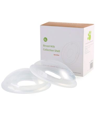 Milk Savers Breastmilk Collector Shells Silicone Breast Milk Nursing Cups Breast Shell and Milk Catcher Reusable & BPA- Free for Any Size Bra