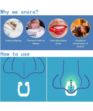 Silicone Magnetic Anti Snoring Clips - Set of 4 | Snore Stopper Nasal Dilator for Men and Women - White - Buy Online on GoSupps.com