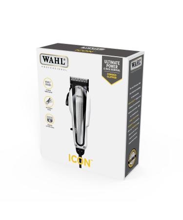 Wahl Icon Network Clippers - White & Chrome | Premium International Shipping | Best Price Online - Buy Online on GoSupps.com