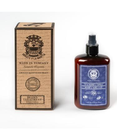 ABBATE Y LA MANTIA Lava Beard Balm - Anti-Itch - Soothing Strengthening and Antibacterial - With Saffron Chamomile and Coffee - 250 ml - Made in Italy