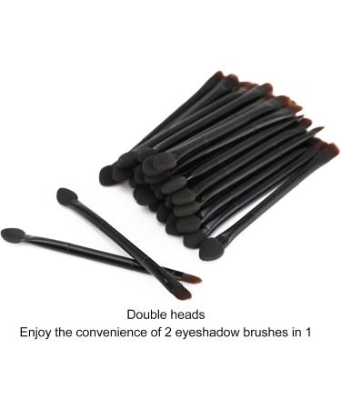 20pcs Double Ended Eye Shadow Brush with Soft Hair Easy Coloring Portable Size for Travel - Buy Online on GoSupps.com