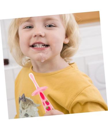 Buy Silicone Finger Toothbrush for Kids | Portable Children's Toothbrush in Pink - Perfect Gift & Household Accessory - Buy Online on GoSupps.com
