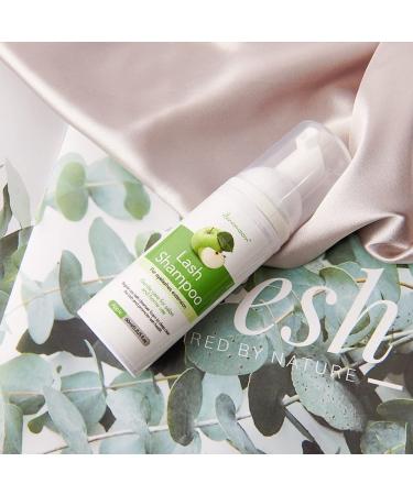 Lunamoon Eyelash Shampoo - Foam Cleanser for Eyelash Extensions | Soft 60ml Apple Formula for Oil & Makeup Removal - Buy Online on GoSupps.com