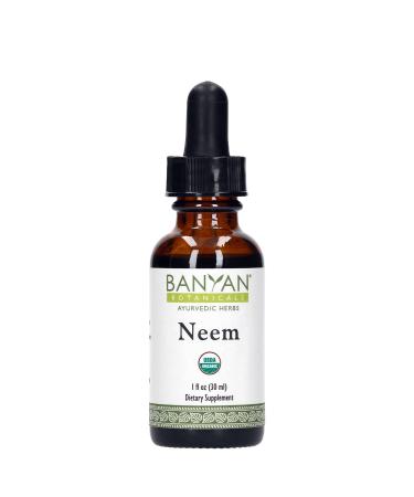 Banyan Botanicals Neem Liquid Extract - Certified Organic, 1 oz
